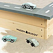 Muddy Buddy Sandkasten Highway Hero (L x B x H: 135 x 125 x 20 cm, Holz)
