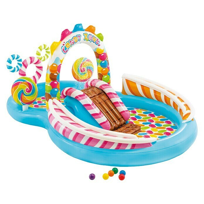 Intex Planschbecken Candy Zone Play CenterL x B x H: 295 x 191 x 130 cm, Mehrfarbig Right Side View