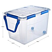 Aufbewahrungsbox Wasserdicht (L x B x H: 66,6 x 46,9 x 45,9 cm, Kunststoff, Transparent) | BAUHAUS