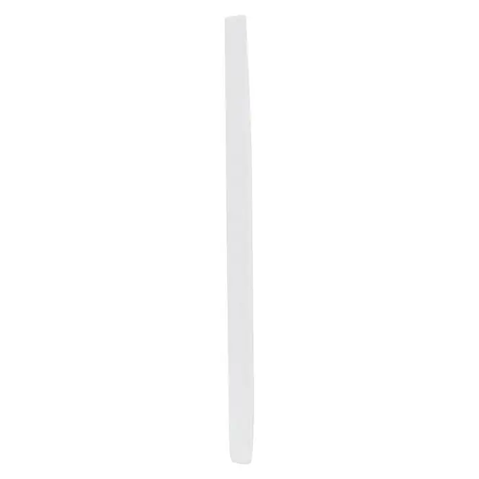 Legrand Niloé Step Marco - Blanco, Modelo de mecanismos: x 2, Plástico, Instalar - Primer plano de una tira blanca delgada que se extiende verticalmente, mostrando una estética minimalista y líneas limpias.