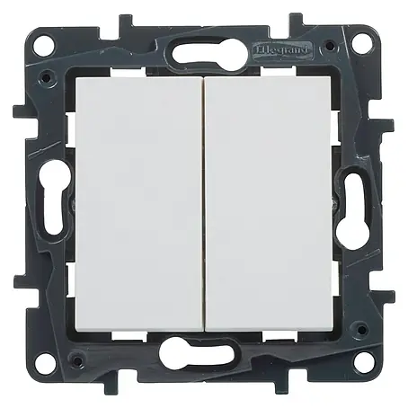 Legrand Niloé Step Conmutador doble