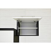 Respekta Premium Composición de cocina (Ancho: 310 cm, Con dispositivos eléctricos, Negro de alto brillo)