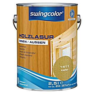 swingcolor Holzlasur (Kiefer, 2,5 l, Seidenmatt)