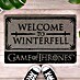 Felpudo de coco Welcome to Winterfell 