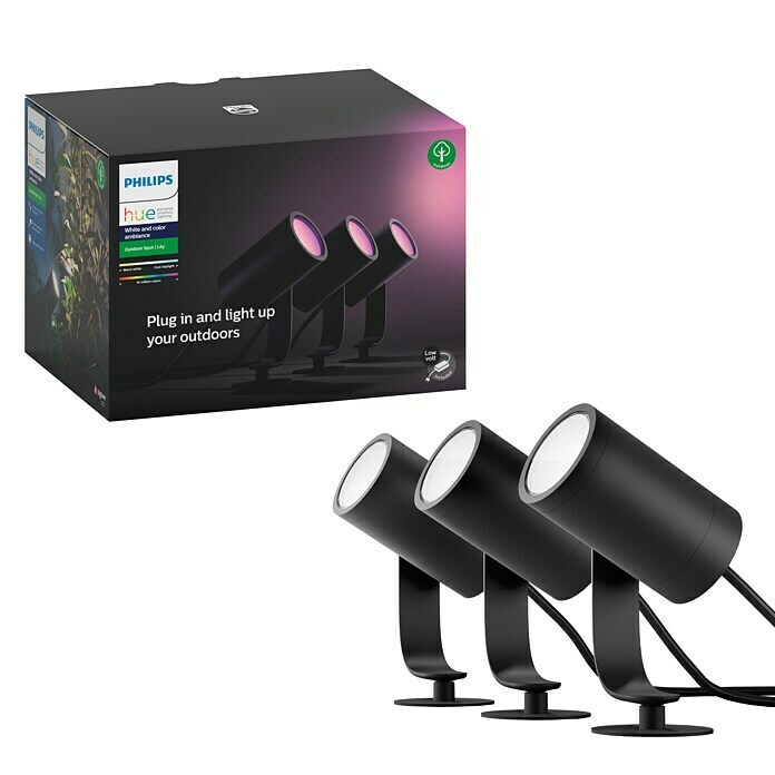 Philips Hue LED-Leuchtmittel-Set (8 W, Lichtfarbe: Weiß, Dimmbar)