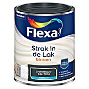 Flexa Strak in de Lak Kleurlak (Grafietblauw, Zijdeglans, Op waterbasis, 750 ml) | BAUHAUS