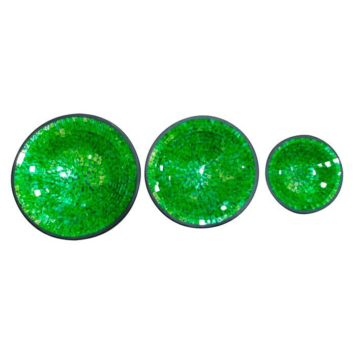 Cuenco set 3  Verde (Ø x Al: 20 x 10 cm, Verde)