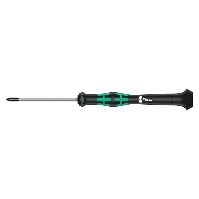 Wera Elektriker-Schraubendreher Kraftform Micro 2050PH 00, 60 mm Front View