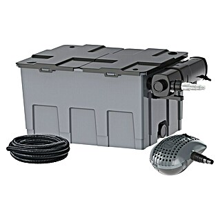 Heissner Durchlauffilter-Set FPU 24000 (Teichgröße: 24 m³, Leistung UVC-Klärer: 24 W)
