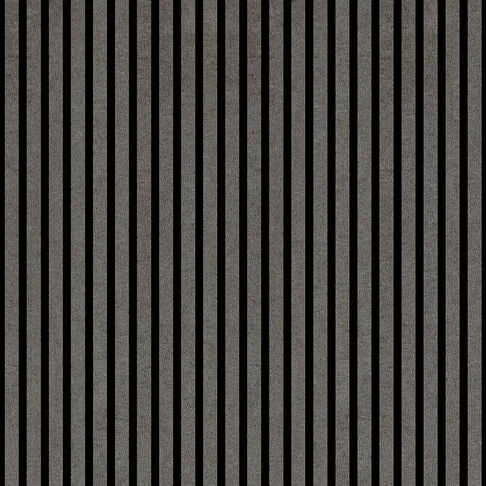 FN Neuhofer Akustikpaneel Acustico PVC - Beton, L x B x S: 2.400 x 572,5 x 19 mm, 1 Stk., 1,374 m² - Bild eines modernen Paneeldesigns in Grau und Schwarz, das sich ideal als Wandverkleidung eignet.