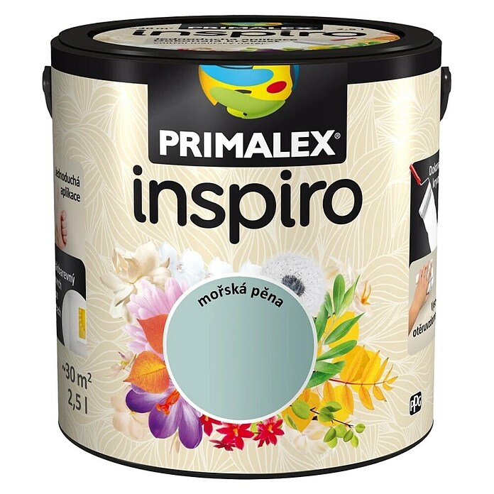 Primalex Boja za zid Inspiro Morska pjena  (Plava, 2,5 l) | BAUHAUS
