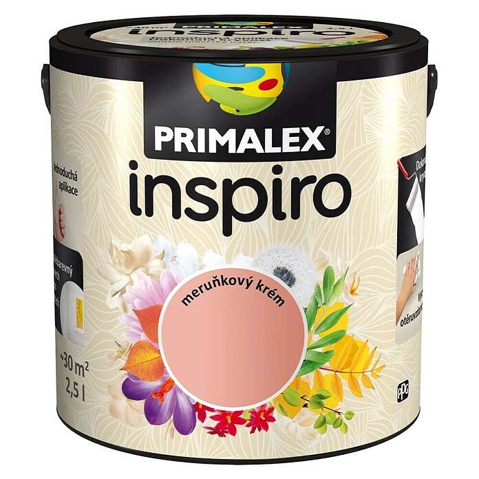 Primalex Stenska barva Inspiro  (Roza, 2,5 l) | Živobarvne disperzijske barve | Stenske barve | Barve | Barve in tapete | Izdelki | BAUHAUS