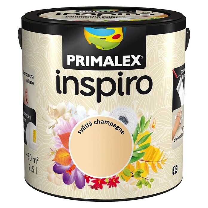 Primalex Boja za zid Inspiro Svijetli šampanjac  (Šampanjac, 2,5 l) | BAUHAUS