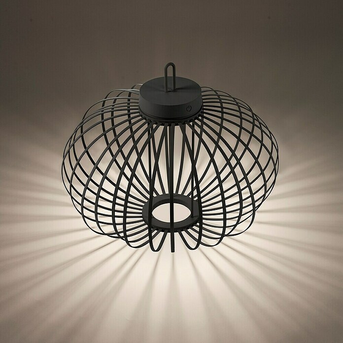 Just Light LED-Akku-Pendelleuchte Akuba (1,5 W, Warmweiß, Durchmesser: 46 cm) | BAUHAUS