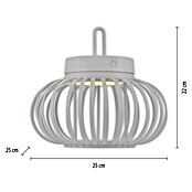 Just Light LED-Akku-Pendelleuchte Akuba (1,5 W, Warmweiß, Durchmesser: 25 cm) | BAUHAUS