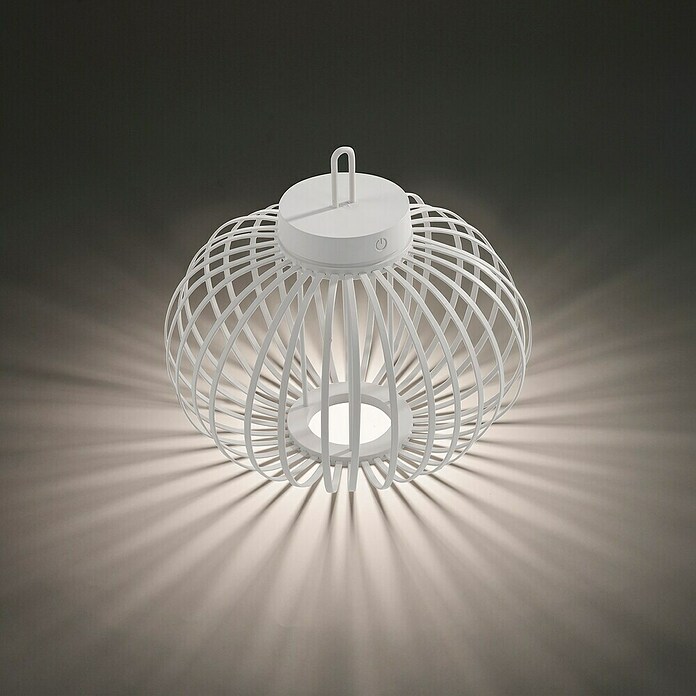 Just Light LED-Akku-Pendelleuchte Akuba (1,5 W, Warmweiß, Durchmesser: 36 cm) | BAUHAUS