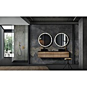 LedImex Espejo con luz LED Paris (Diámetro: 80 cm, Sensor, Oro) | BAUHAUS