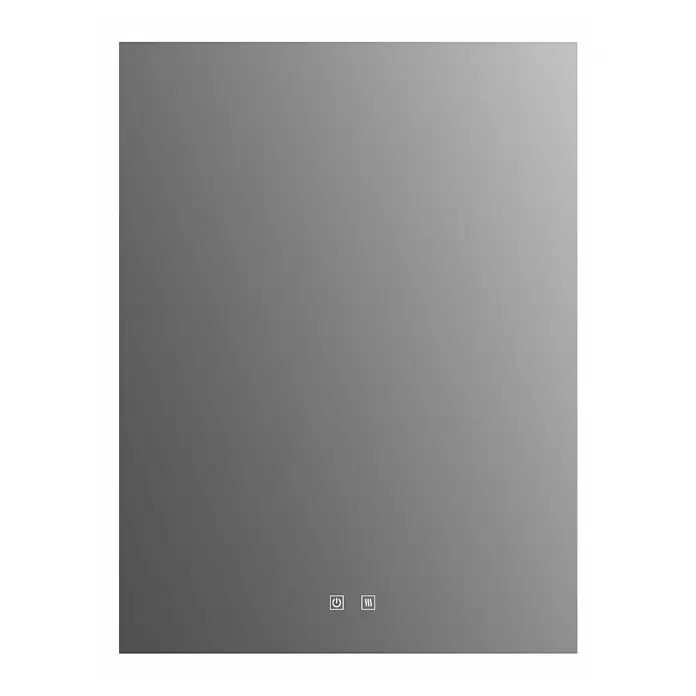 Espejo con luz Beth - 60 x 80 cm, Sensor - Espejo de baño rectangular con iluminación integrada y función anti-vaho, ideal para cualquier baño moderno.