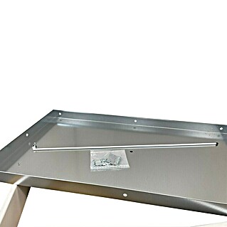 Wippro Bodentreppen-Oberdeckel HOD Eurostep Smart (Nicht isoliert, Manuell bedienbar, nach hinten öffnend, Fixierstab, Passend für: Wippro Bodentreppe Eurostep Smart 120 × 70 cm)