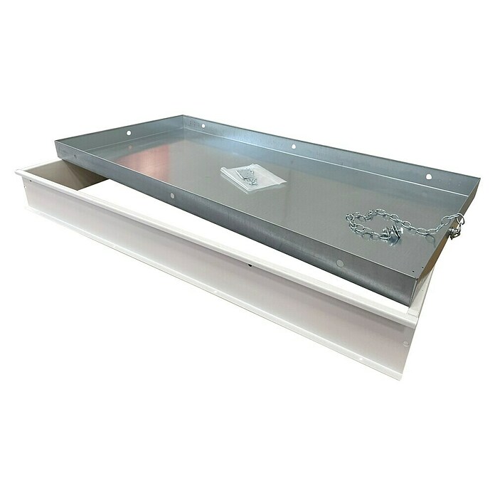 Wippro Bodentreppen-Oberdeckel HOD Eurostep Smart (Nicht isoliert, Manuell bedienbar, seitlich öffnend, Kette, Passend für: Wippro Bodentreppe Eurostep Smart 140 × 70 cm) | BAUHAUS