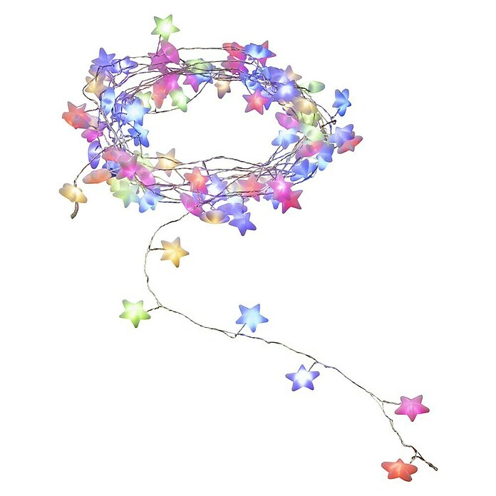 Konstsmide LED-Lichterkette (Innen, Lichtfarbe: Mehrfarbig, Anzahl Leuchtmittel: 90 Stk., Netzbetrieben) | BAUHAUS
