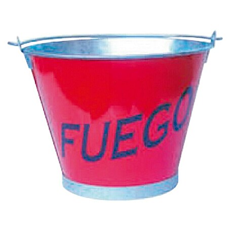 Cubo para embarcaciones (9 l, Acero, Rojo)