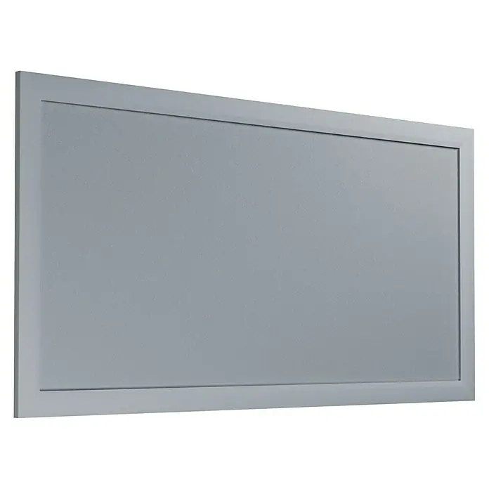 Ledvance LED-Panel Planon Plus - 22 W, 60 x 30 cm, Weiß, Kaltweiß - Grauer, rechteckiger Wandspiegel mit schmalem Rahmen für ein modernes Badezimmer oder einen Flur. Praktisch und stilvoll.