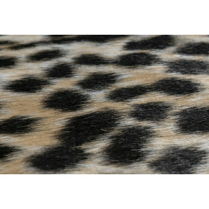 Deko-Kunstfell RodeoGepard, Beige/Schwarz, 200 x 150 cm, 100 % Polyester Detail Shot