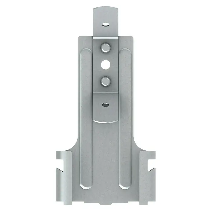 Probau Schnellabhänger 4-Punkt - Ausstattung: Öse, 1 Stk. - Nahaufnahme einer Wandhalterung aus Metall, die eine sichere Befestigung ermöglicht. Das robuste Design gewährleistet stabilen Halt für diverse Anwendungen.