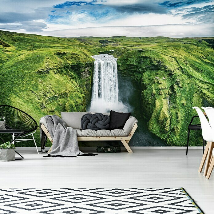 Fototapete Wasserfall V (368 x 254 cm, Papier)