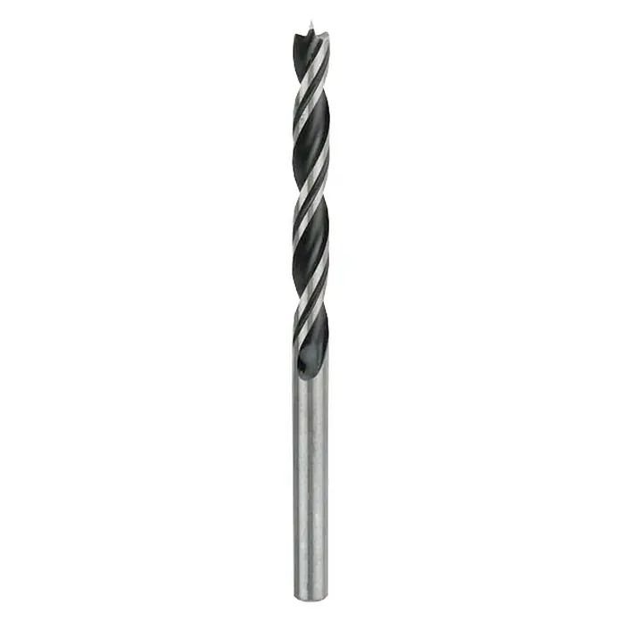 Bosch Broca para madera en espiral - 1 ud., Diámetro de la broca: 6 mm - Imagen de una broca Forstner para carpintería, con un punto de centrado preciso y bordes de corte afilados para agujeros limpios.