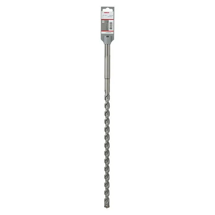 Bosch Broca para hormigón y mampostería -4 - 1 ud., Diámetro de la broca: 18 mm - Una broca larga para martillo perforador Bosch con embalaje, ideal para perforar materiales duros como hormigón y piedra.