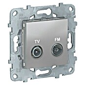 Schneider Electric New Unica Toma TV intermedia (Aluminio, Plástico, Montaje en la pared)