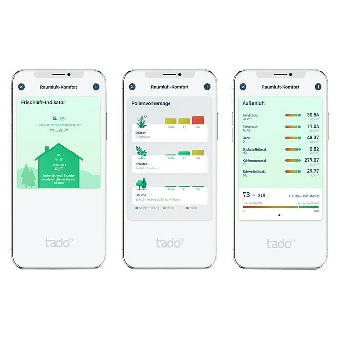 Tado Smartes Thermostat-Set V3+ (Verkabelt)Internet Bridge, Smarte Steuerung: Tado App Unknown