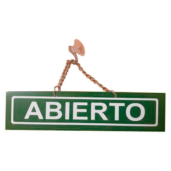 Cartel Abierto/Cerrado