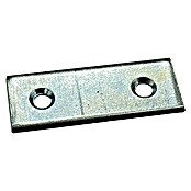 Chapa de unión (L x An: 40 x 15 mm, Acero, Galvanizado, 4 agujeros)