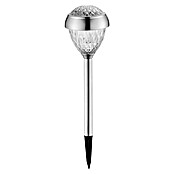 BAUHAUS Grondpin voor solarlampen Led (Zilver, Ø x h: 12,1 x 44 cm)