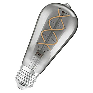 Osram LED-Lampe Edison (E27, 5 W, ST64, 140 lm, Smoky)
