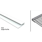 Palram Abschlussprofil (Weiß, Länge: 122 cm, PVC)