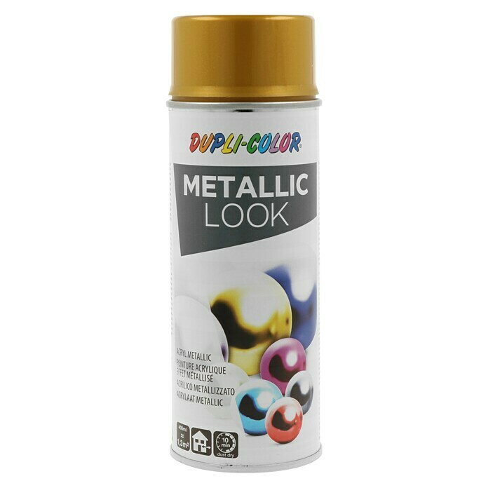 Dupli-Color Effect Acrylspuitlak Metallic (Goud metallic, Zijdemat, Sneldrogend, 400 ml)