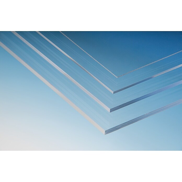 PLEXIGLAS® Acrylglas Glatt SPMMA0080XRL00A (Max. Zuschnittsmaß: 205 cm, Breite: 100 cm, Stärke: 8 mm, Als Zuschnitt erhältlich, Farblos) | BAUHAUS