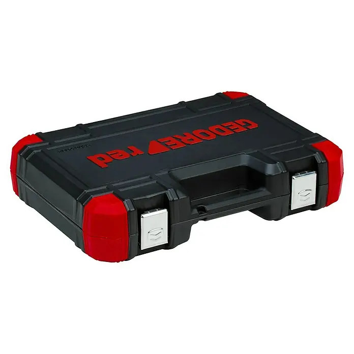 Gedore red Set de llaves de vaso - 94 pzs., Tamaño de accionamiento: ½″ - Maletín de herramientas GEDORE Red, robusto y práctico para el almacenamiento y transporte seguro de herramientas.