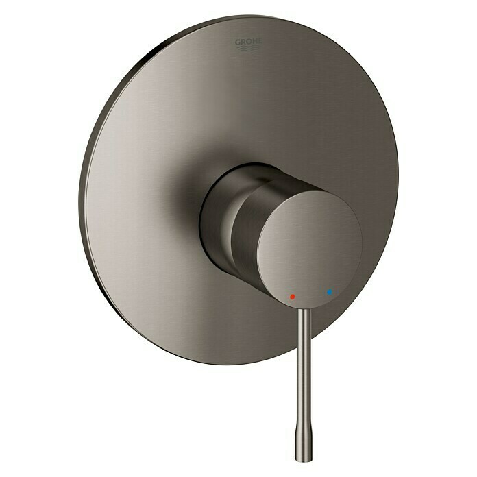 Grohe Essence UP-BrausearmaturHard Graphite, Matt Left Side View