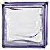 Bloque de vidrio Agua Reflejos violeta 