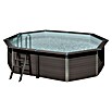Gre Avantgarde Piscina de WPC + LED (L x An x Al: 524 x 386 x 124 cm, 16.210 l, Gris oscuro) | BAUHAUS