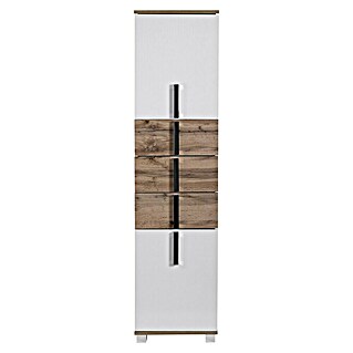 Schildmeyer Luca Columna (40 x 32 x 174 cm, Blanco/Roble Wotan)