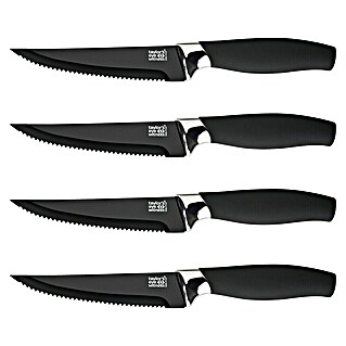 Taylor's Eye Witness Steakmesser-Set (4 Stk., Schwarz, 115 mm)