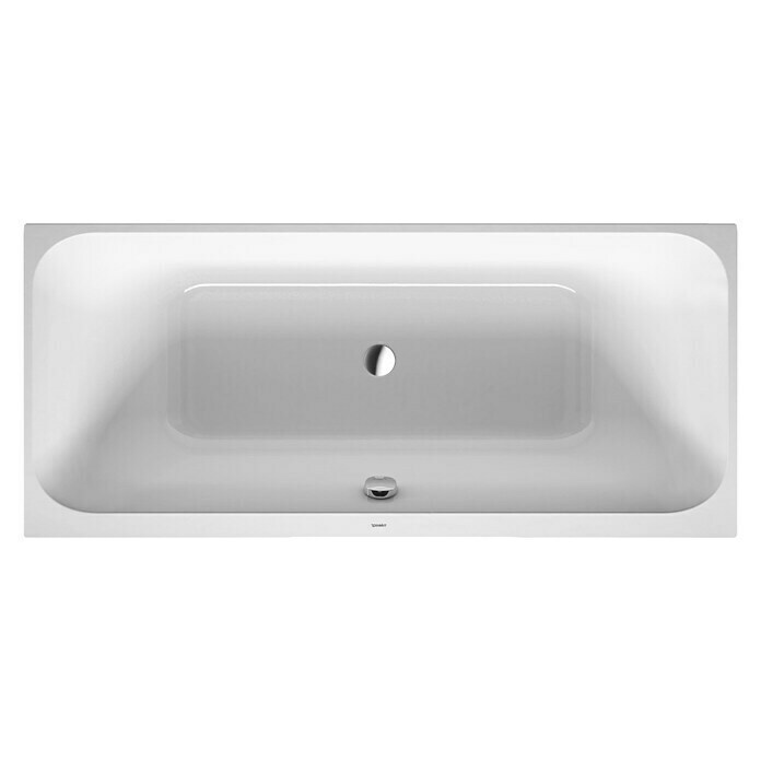 Duravit Happy D.2 Badewanne (180 x 80 cm, Rechteck, Sanitäracryl, Weiß)