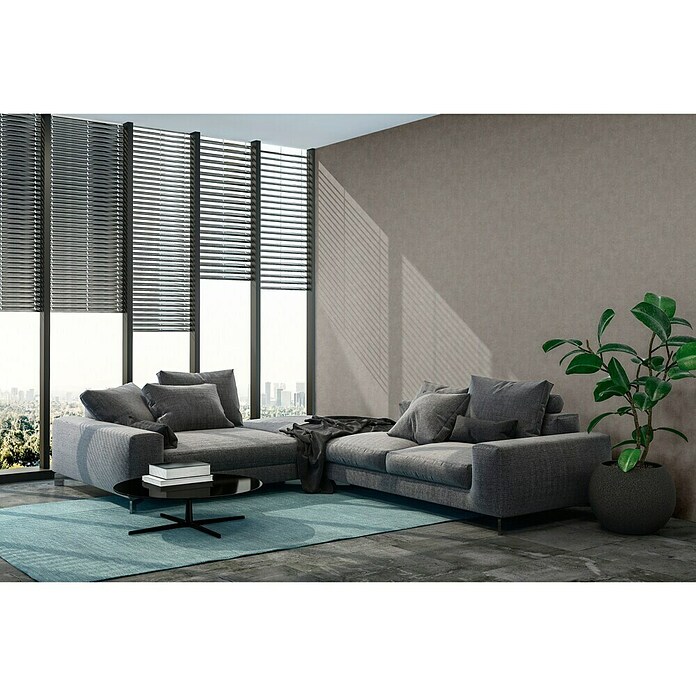 AS Creation New Walls Vliestapete (Taupe, Betonoptik, 10,05 x 0,53 m)