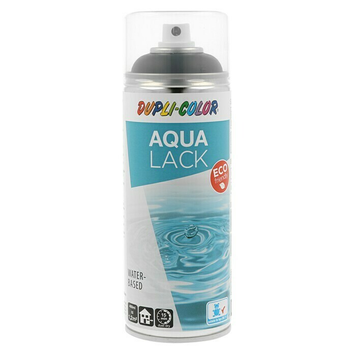 Dupli-Color Aqua Lackspray RAL 9005 (Tiefschwarz, Matt, 350 ml)